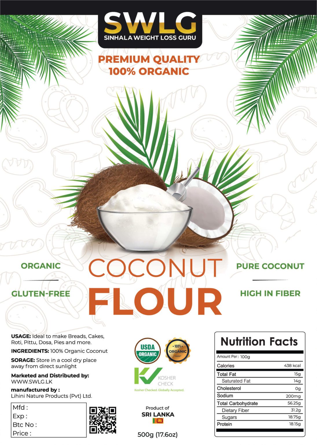 SWLG Coconut flour